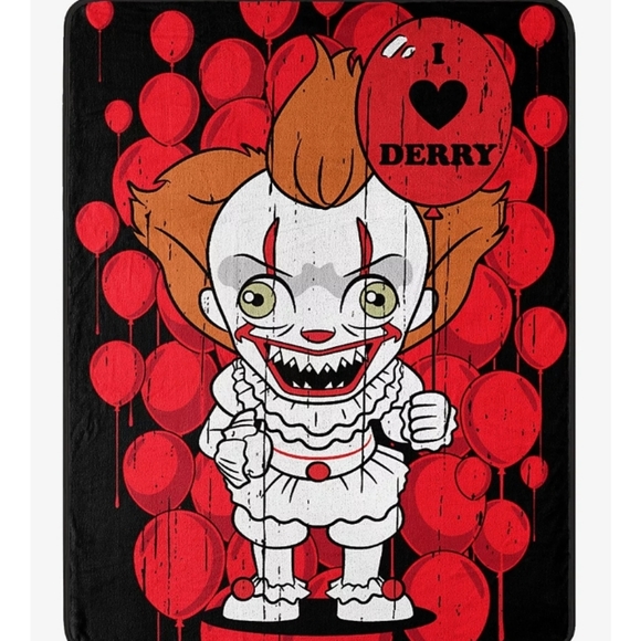 (LAST ONE) IT PennyWise Throw - Picture 1 of 2